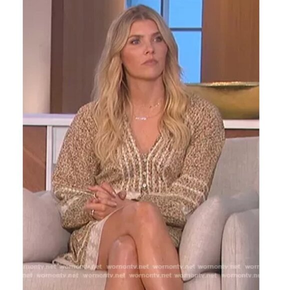 VERONICA BEARD Addilyn Floral Dress in Stone Multi Size 4 - Picture 13 of 16